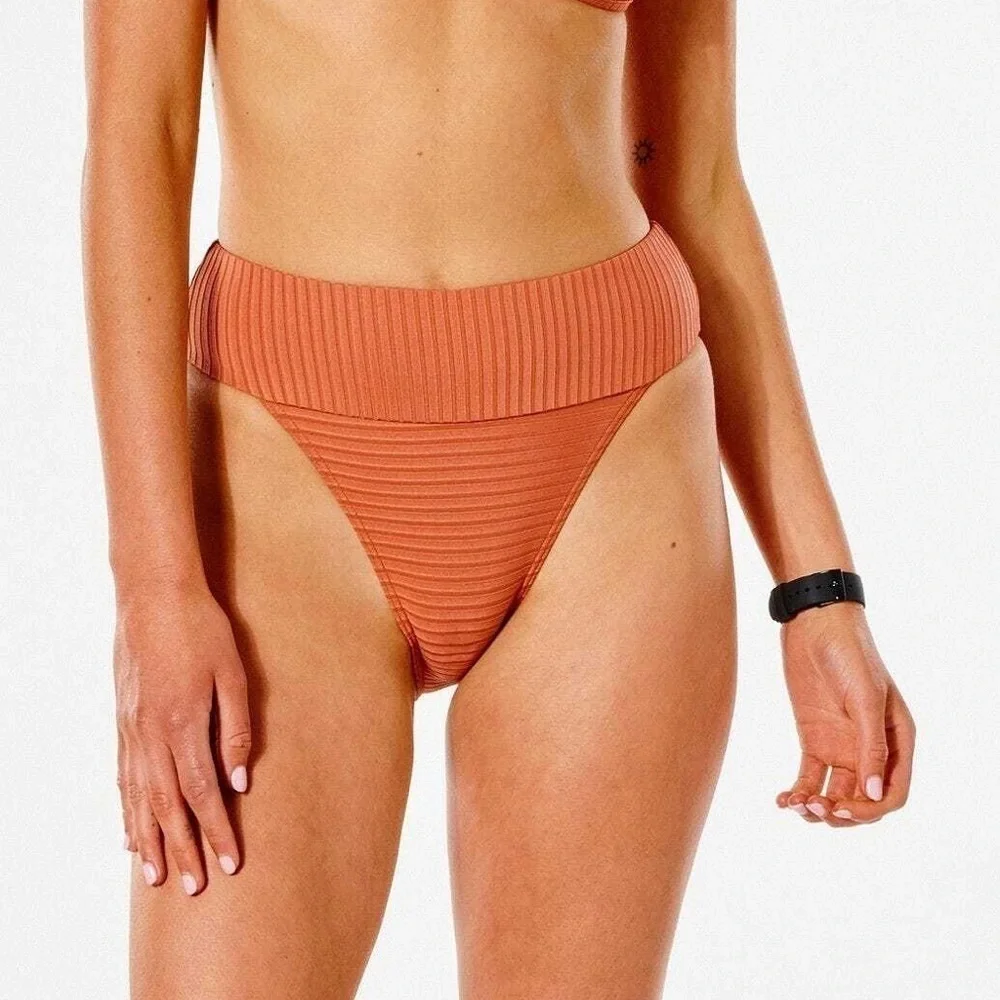 ☀️RIP CURL☀️ PARADISE CALLING X BACK PREMIUM SURF HI WAIST BIKINI SET
